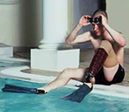 swimming with la ankle